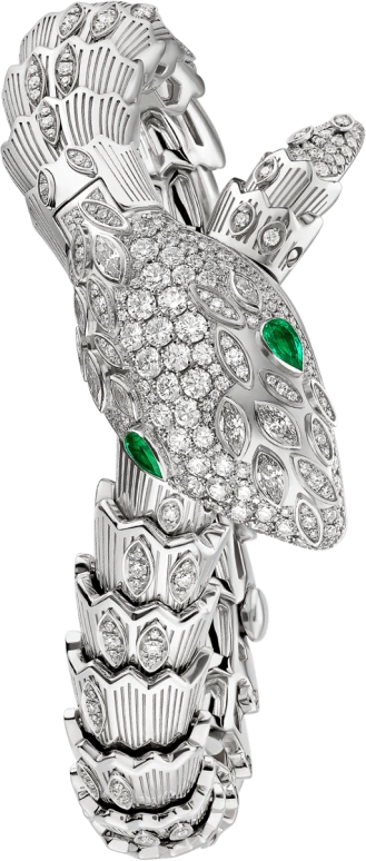 Bulgari,Serpenti 40mm,40mm,White Gold,Quartz,26280hours,In-house Caliber,102238