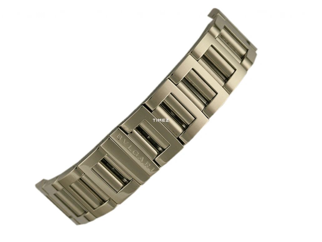 Bulgari,Rettangolo 27x45mm,27x45mm,Stainless Steel,Silver White,Automatic,Day,Sapphire,Crystal Glass,RT45SSD