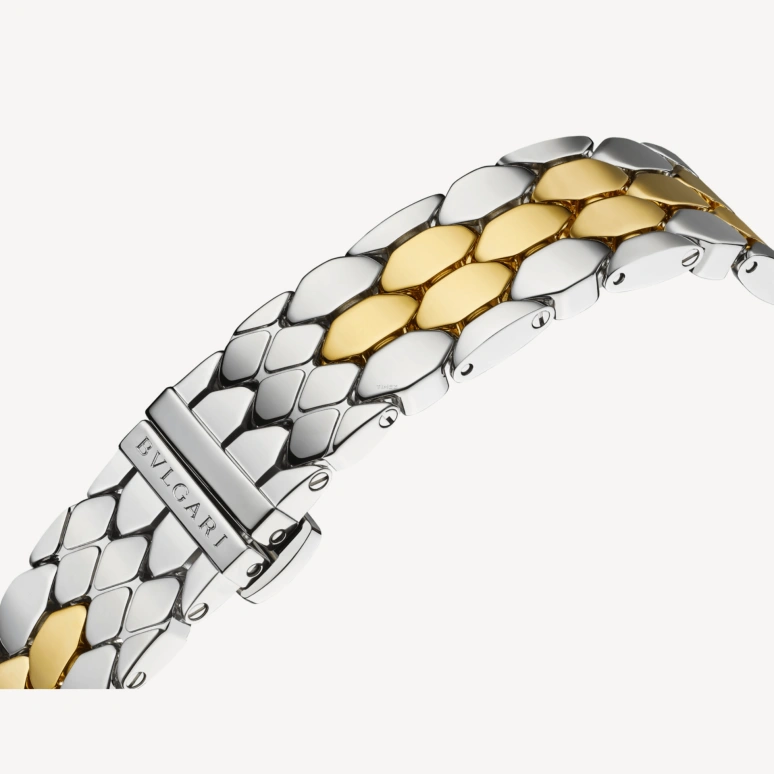 Bulgari,Serpenti Seduttori 33mm,33mm,Stainless Steel,Yellow Gold,White,Quartz,Other,Silver,Gold,103755