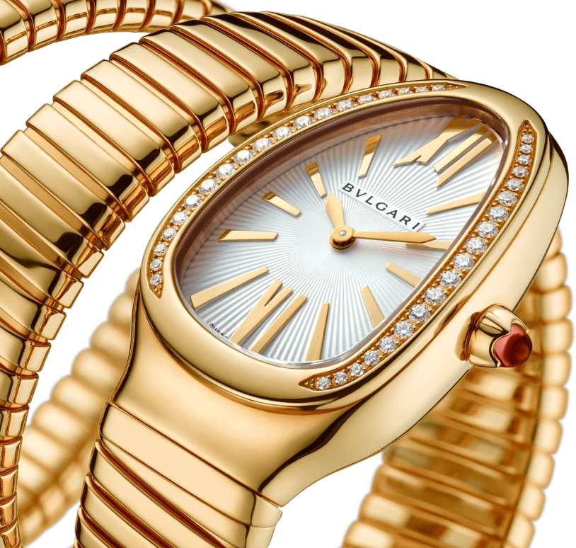 Bulgari,Serpenti 35mm,35mm,Yellow Gold,Silver,Quartz,26280hours,In-house Caliber,101923