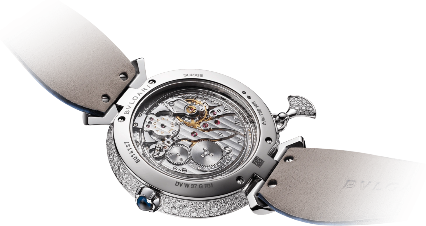 Bulgari,High Jewellery 37mm,37mm,White Gold,Silver White,Handwound,42hours,In-house Caliber,103497