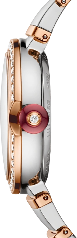 Bulgari,Lvcea 33mm,33mm,Stainless Steel,Black,Sapphire,Crystal Glass,Diamonds,103029