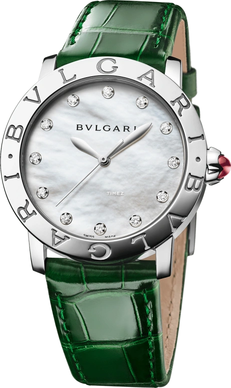 Bulgari,Bulgari Bulgari 33mm,33mm,Stainless Steel,White,Automatic,42hours,In-house Caliber,102746