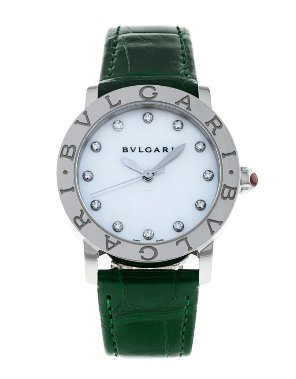 Bulgari,Bulgari Bulgari 33mm,33mm,Stainless Steel,White,Automatic,42hours,In-house Caliber,102746