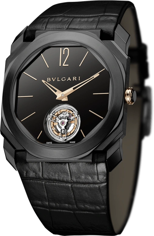 Bulgari,Octo 40mm,40mm,Titanium Gold,Black,Handwound,52hours,In-house Caliber,102560