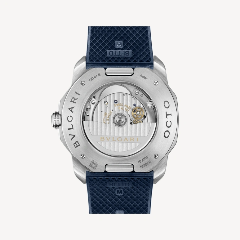Bulgari,Octo 41mm,41mm,Stainless Steel,Blue,Automatic,Day,Round,103739