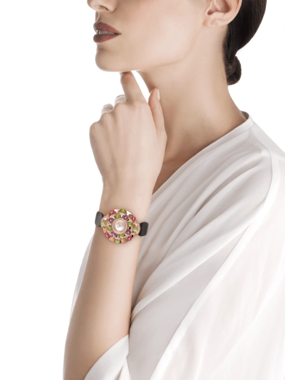 Bulgari,Divas' Dream 39mm,39mm,Rose Gold,Crystal,White,Quartz,26280hours,In-house Caliber,102217