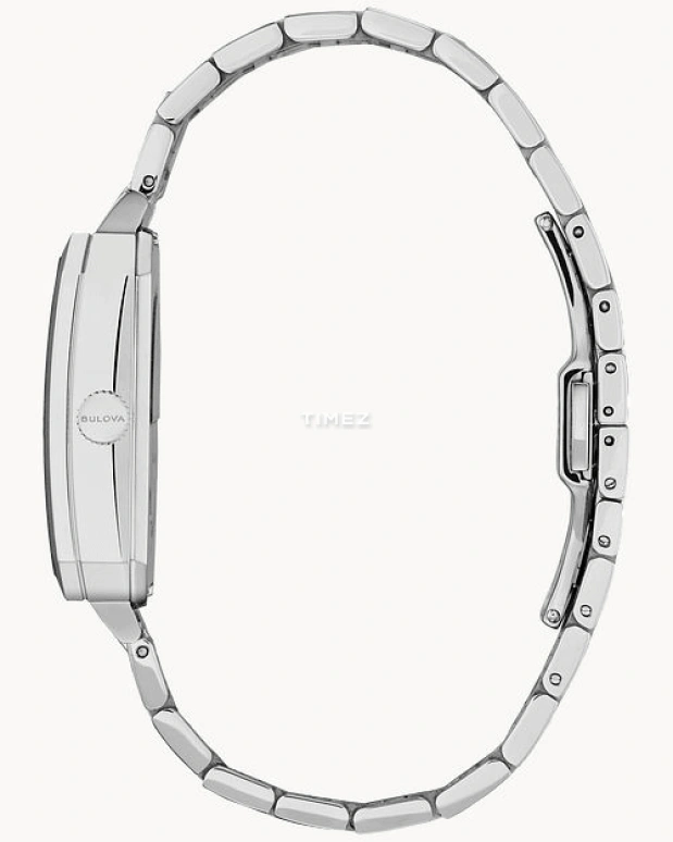 Bulova,Breton 32mm,32mm,Stainless Steel,Cream,Automatic,Day,Sapphire,Crystal Glass,96B333