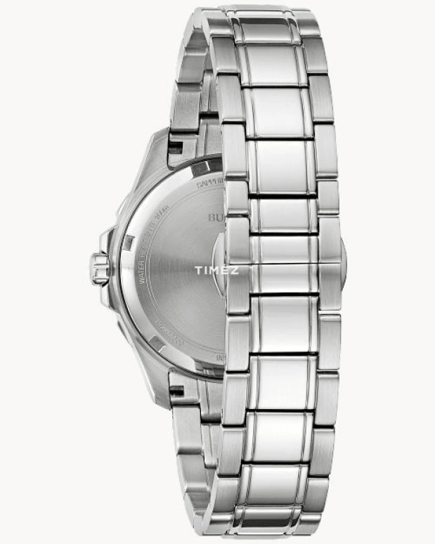 Bulova,Marine Star 36mm,36mm,Stainless Steel,Blue,Quartz,Sapphire,Crystal Glass,Round,96P248