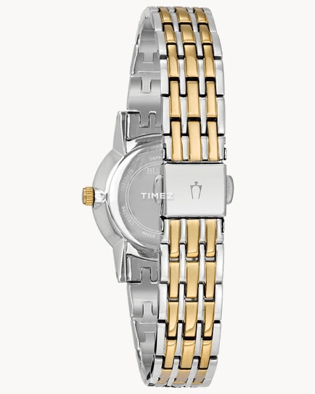 Bulova,Classic 27mm,27mm,Stainless Steel,Silver White,Quartz,Hardlex,Round,98P115