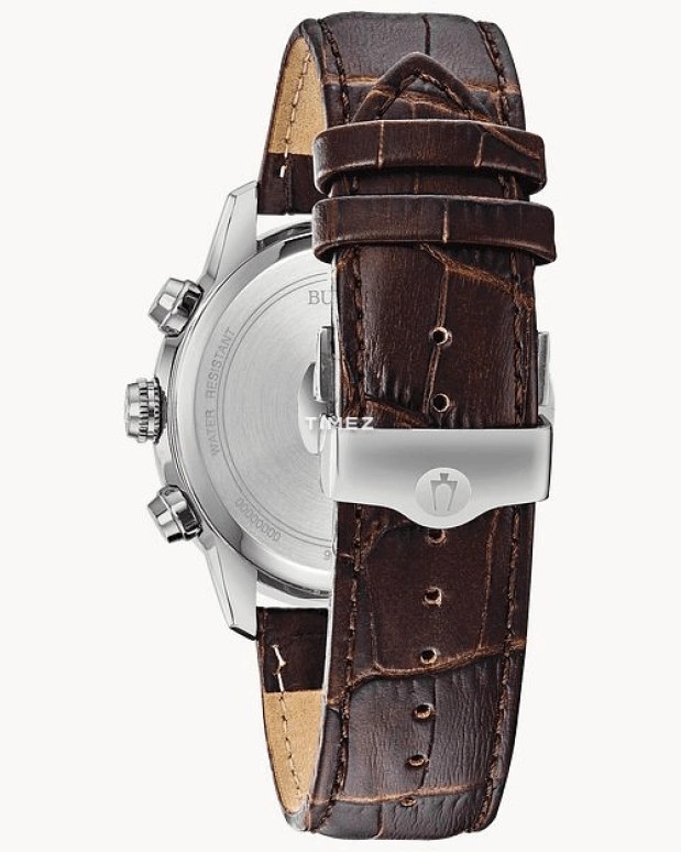 Bulova,Sutton 44mm,44mm,Stainless Steel,Black,Quartz,Chronograph,Big Date,96B311