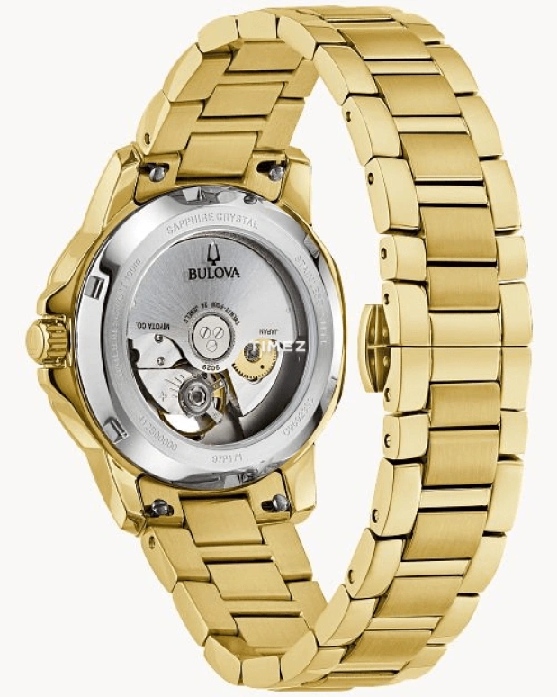 Bulova,Marine Star 35mm,35mm,Stainless Steel,Black,Automatic,Sapphire,Crystal Glass,Round,97P171