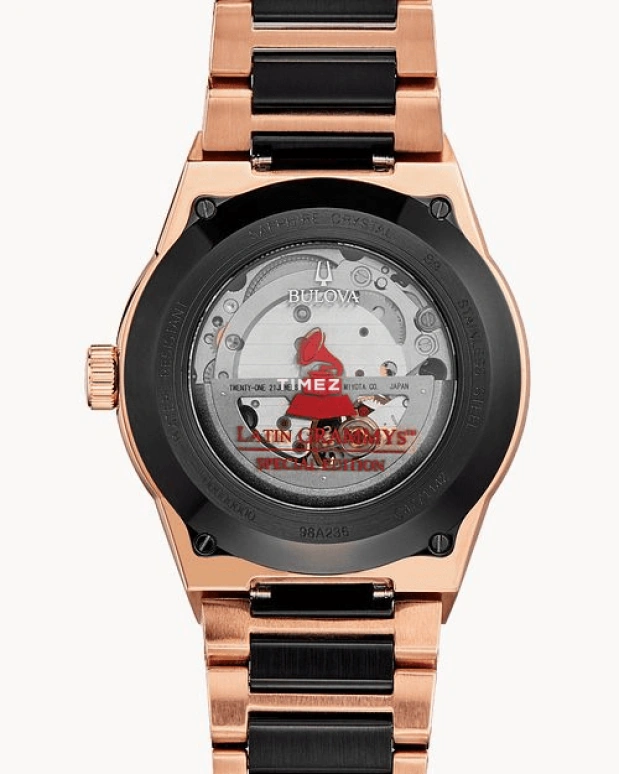 Bulova,Millennia 41mm,41mm,Stainless Steel,Black,Automatic,Sapphire,Crystal Glass,Round,98A236
