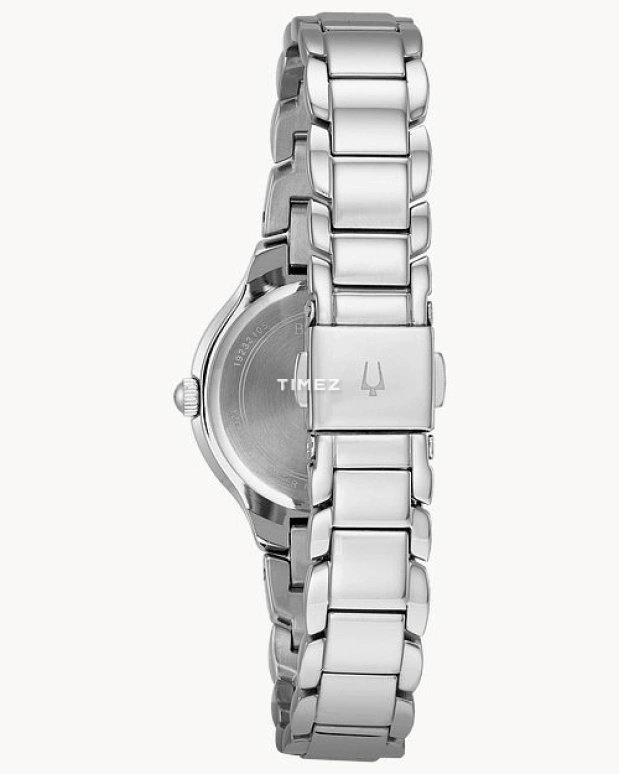 Bulova,Classic 28mm,28mm,Stainless Steel,Silver White,Quartz,Hardlex,Round,96L215