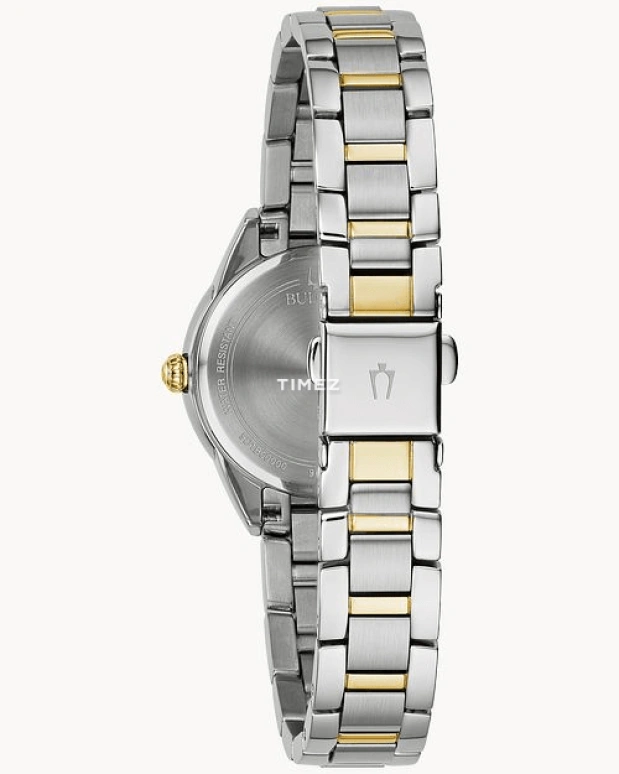 Bulova,Sutton 28mm,28mm,Stainless Steel,Silver White,Quartz,Hardlex,Round,98L277