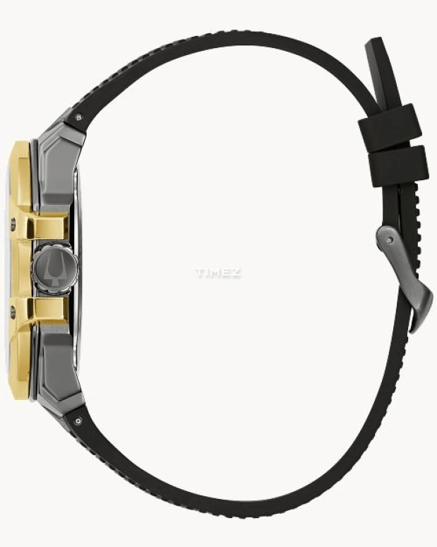 Bulova,Maquina 46mm,46mm,Stainless Steel,Grey,Automatic,Hardlex,Round,98A310