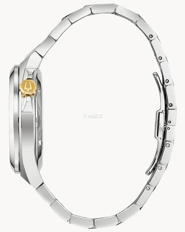 Bulova,Maquina 46mm,46mm,Stainless Steel,Black,Automatic,Sapphire,Crystal Glass,Round,98A224