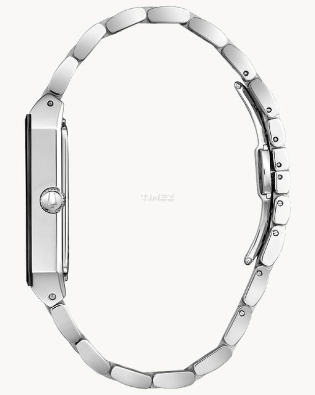 Bulova,Quadra 30.50mm,30.50mm,Stainless Steel,Black,Quartz,Hardlex,Square,96D145