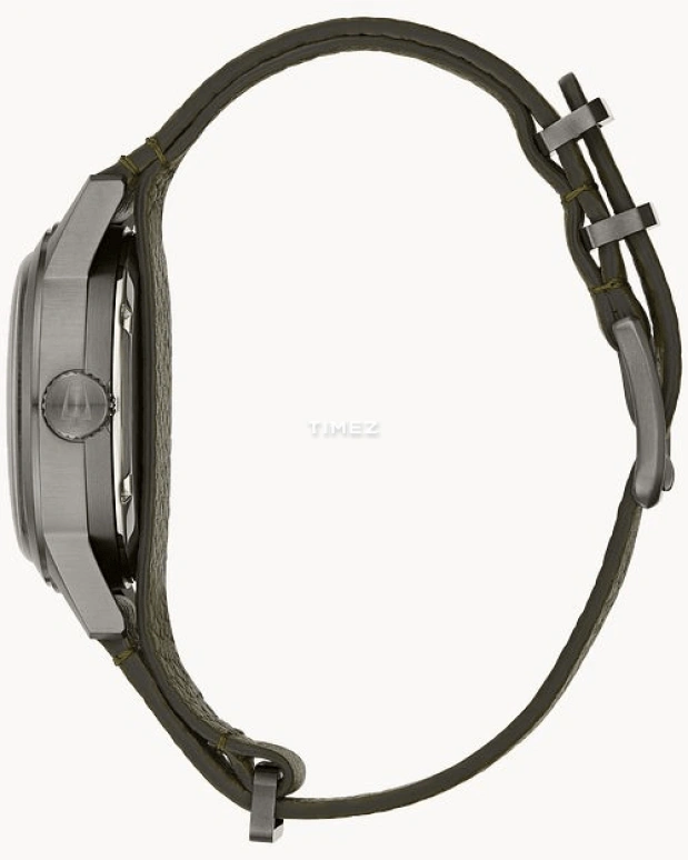 Bulova,Hack Watch 38mm,38mm,Stainless Steel,Black,Automatic,Hardlex,Round,98A255