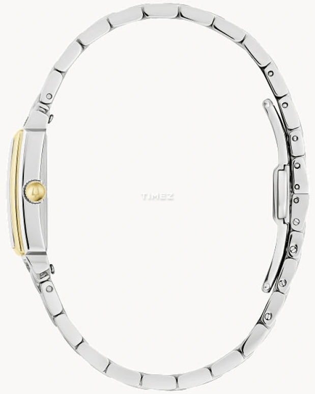 Bulova,Sutton 21mm,21mm,Stainless Steel,White,Quartz,Hardlex,Square,98L308