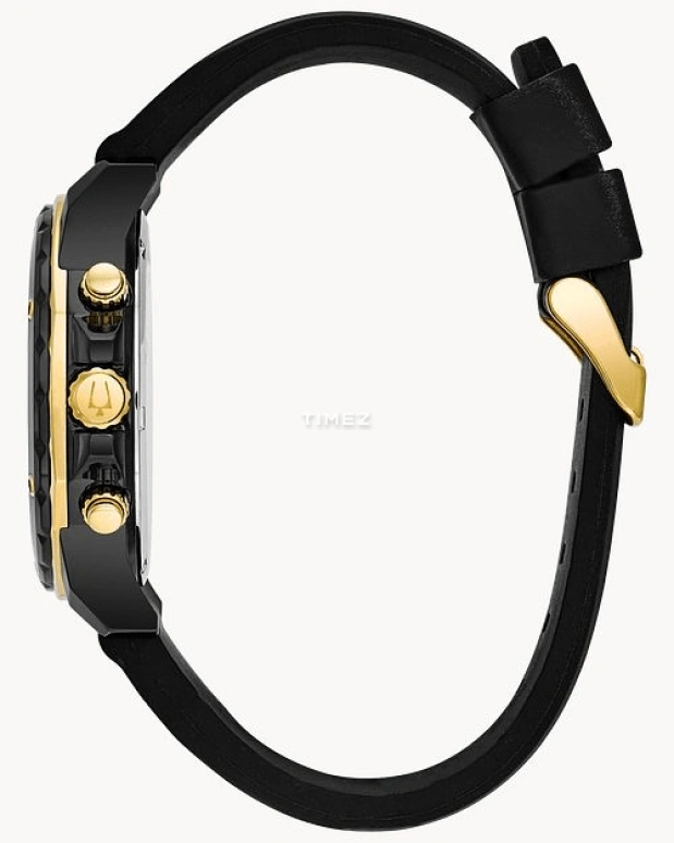 Bulova,Marine Star 44mm,44mm,Stainless Steel,Black,Quartz,Chronograph,Day,98B278