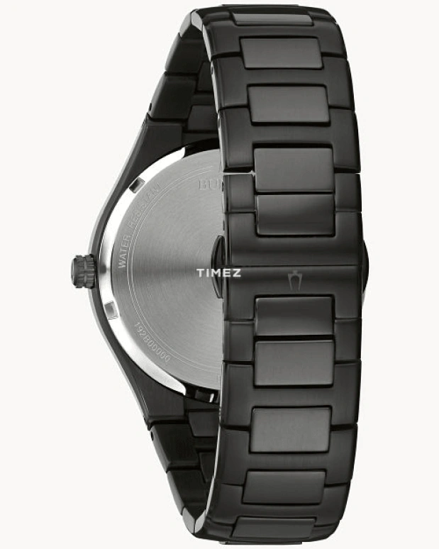 Bulova,Classic 42mm,42mm,Stainless Steel,Black,Quartz,Date,Day,98C129