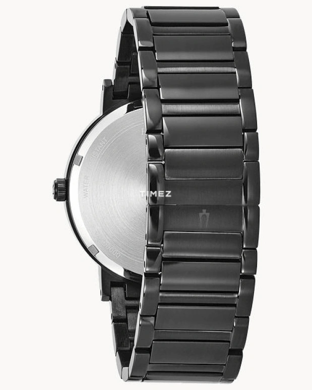 Bulova,Futuro 42mm,42mm,Stainless Steel,Black,Quartz,Day,Sapphire,Crystal Glass,98D144