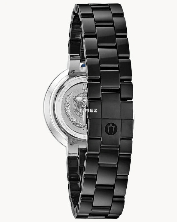 Bulova,Rubaiyat 35mm,35mm,Stainless Steel,Ceramic,Black,Quartz,Sapphire,Crystal Glass,Round,98R266