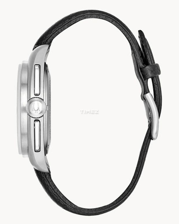 Bulova,Lunar Pilot 45mm,45mm,Stainless Steel,Black,Quartz,Chronograph,Day,96B251LE