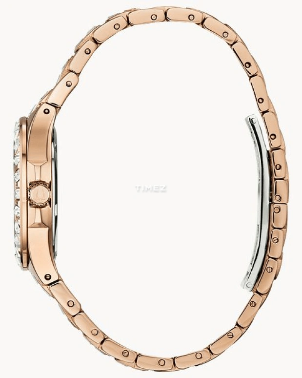 Bulova,Phantom 32mm,32mm,Stainless Steel,Silver White,Quartz,Hardlex,Round,98L268