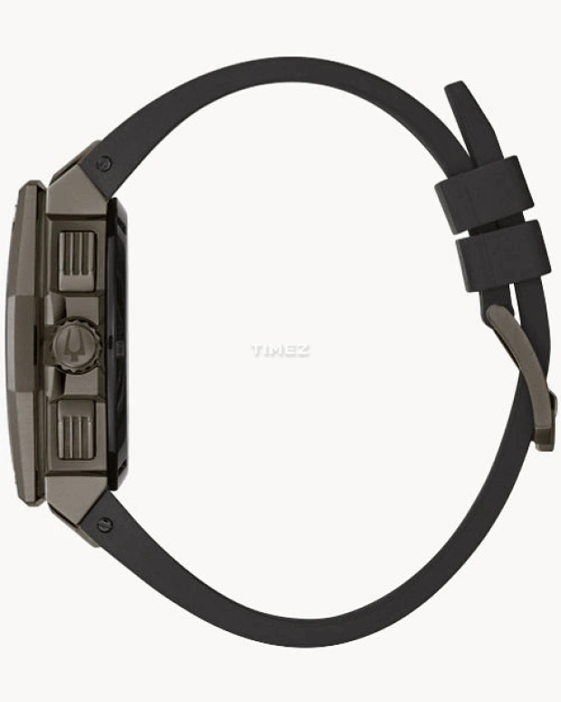 Bulova,Series X 45mm,45mm,Stainless Steel,Black,Quartz,Chronograph,Day,98B358