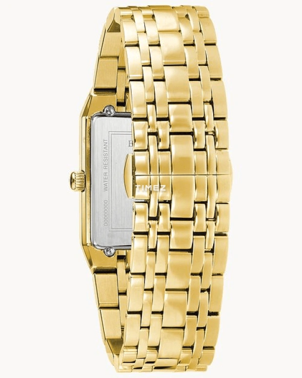 Bulova,Quadra 30.72mm,30.72mm,Stainless Steel,Champagne,Quartz,Hardlex,Square,97D120