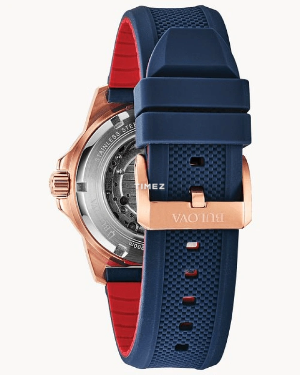 Bulova,Marine Star 44mm,44mm,Stainless Steel,Blue,Automatic,Sapphire,Crystal Glass,Round,98A227