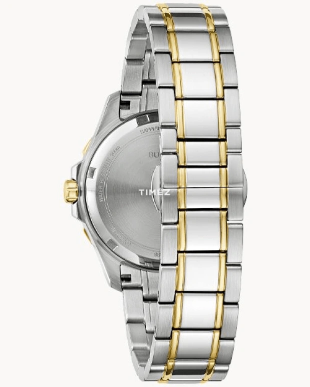 Bulova,Marine Star 36mm,36mm,Stainless Steel,White,Quartz,Sapphire,Crystal Glass,Round,98P227
