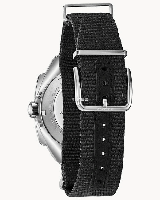 Bulova,Lunar Pilot 45mm,45mm,Stainless Steel,Black,Quartz,Chronograph,Sapphire,Crystal Glass,96A225