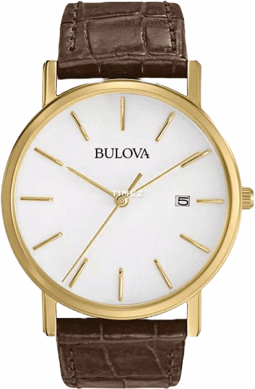 Bulova,Classic 37mm,37mm,Stainless Steel,White,Quartz,Day,Hardlex,97B100