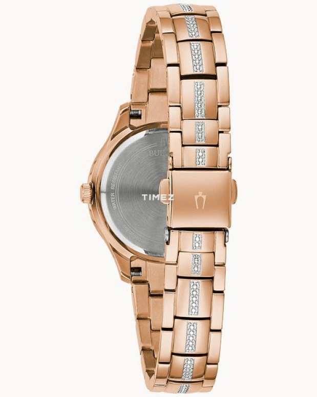 Bulova,Phantom 30.50mm,30.50mm,Stainless Steel,Chocolate,Quartz,Hardlex,Round,98L284