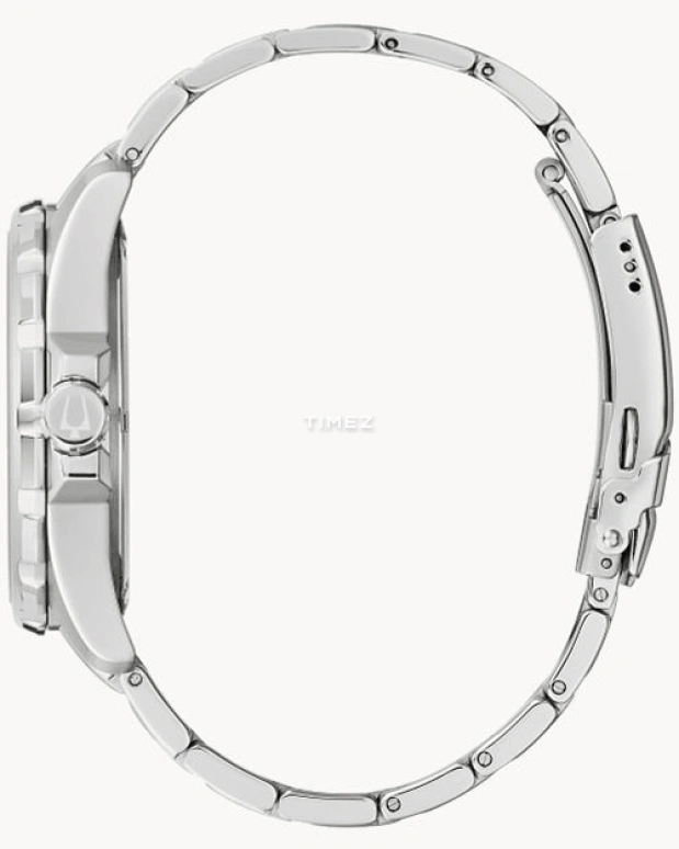 Bulova,Marine Star 43mm,43mm,Stainless Steel,Black,Quartz,Day,Sapphire,Crystal Glass,96B382