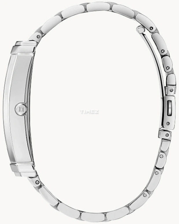 Bulova,Pattern #106 24.60mm,24.60mm,Stainless Steel,Grey,Quartz,Hardlex,Square,96L286
