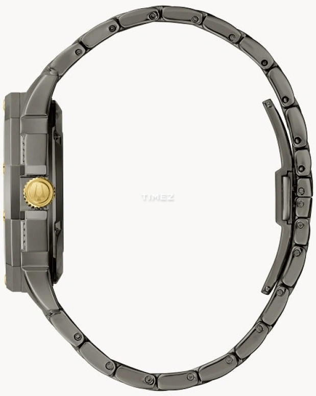Bulova,Octava 41.70mm,41.70mm,Stainless Steel,Grey,Gold,Automatic,Sapphire,Crystal Glass,Twelve edge,98A293