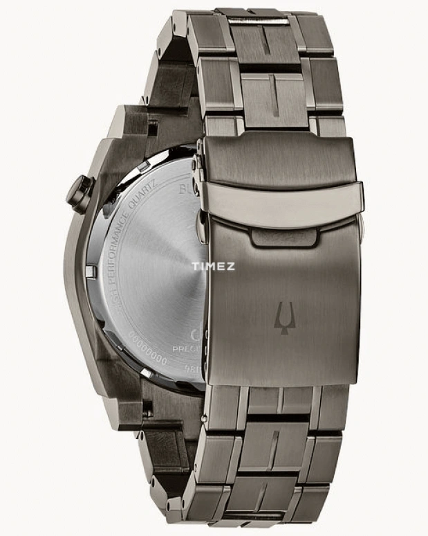 Bulova,Icon 46.50mm,46.50mm,Stainless Steel,Black,Quartz,Chronograph,Day,98B343