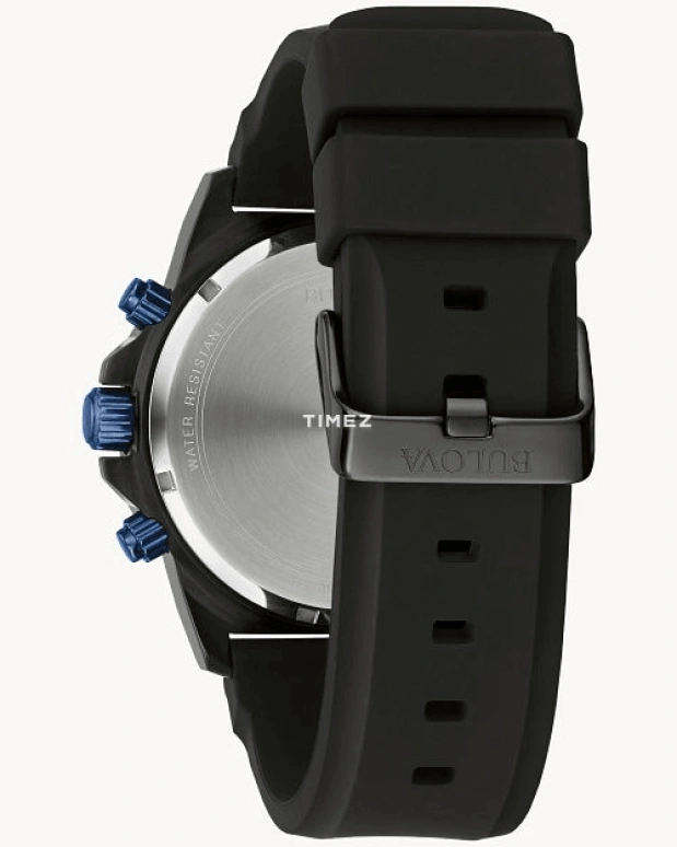 Bulova,Marine Star 44mm,44mm,Stainless Steel,Black,Quartz,Chronograph,Day,98B308
