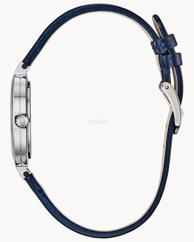 Bulova,Rhapsody 30mm,30mm,Stainless Steel,Blue,Quartz,Hardlex,Round,96P212