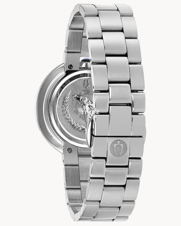 Bulova,Rubaiyat 35mm,35mm,Stainless Steel,Silver White,Quartz,Sapphire,Crystal Glass,Round,96R220