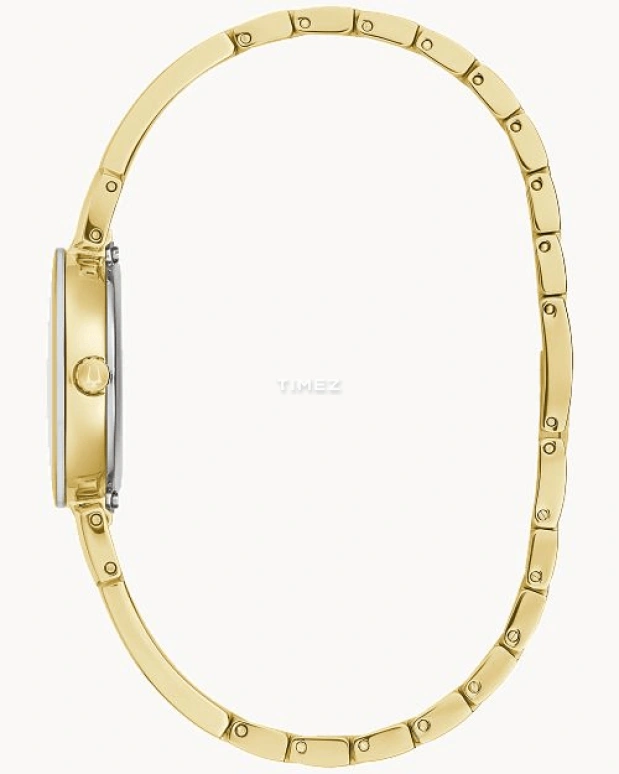 Bulova,Modern 26mm,26mm,Stainless Steel,Champagne,Quartz,Hardlex,Round,97P164
