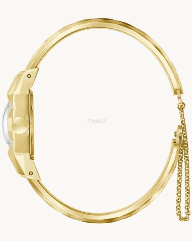Bulova,American Girl 16.70mm,16.70mm,Stainless Steel,White,Quartz,Sapphire,Crystal Glass,Tonneau,97L170