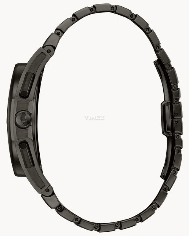 Bulova,Curv 44mm,44mm,Stainless Steel,Grey,Quartz,Chronograph,Sapphire,Crystal Glass,98A206