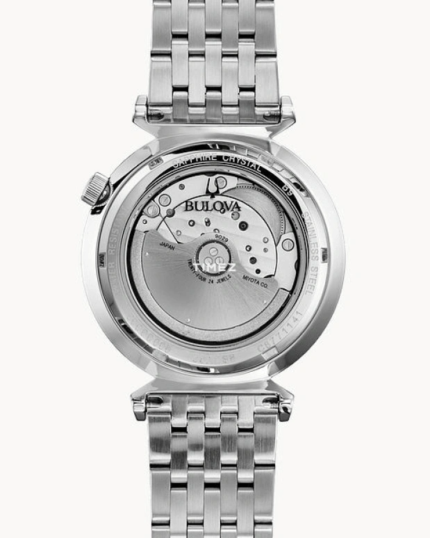 Bulova,Regatta 40mm,40mm,Stainless Steel,Silver White,Automatic,Sapphire,Crystal Glass,Round,96A235