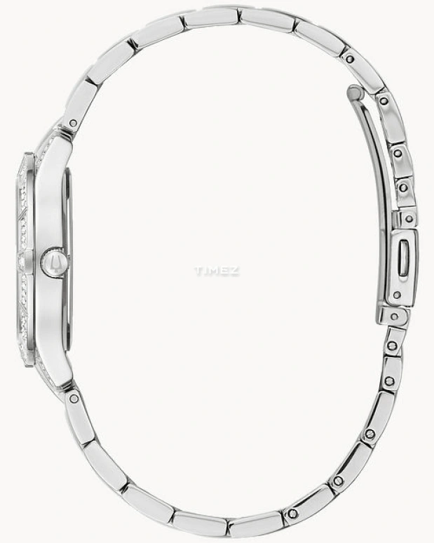 Bulova,Phantom 30.50mm,30.50mm,Stainless Steel,White,Quartz,Hardlex,Round,96L291