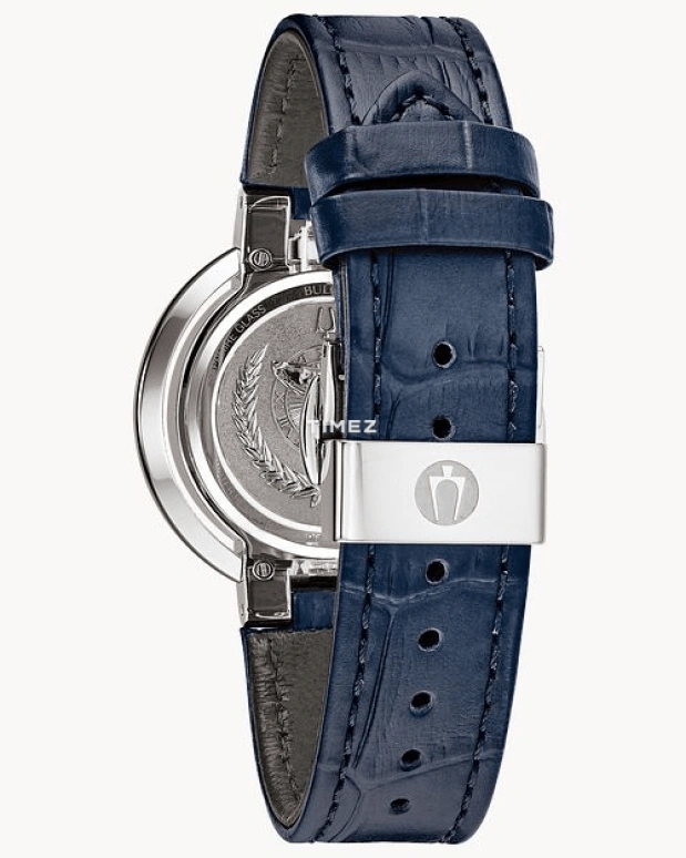 Bulova,Rubaiyat 35mm,35mm,Stainless Steel,White,Quartz,Moonphase,Date,Day,96R237